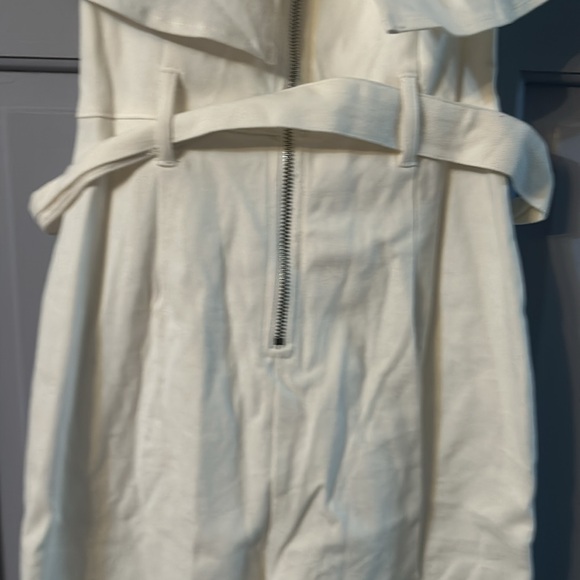 Flying Tomato Denim Cream Jumpsuit - Picture 7 of 7